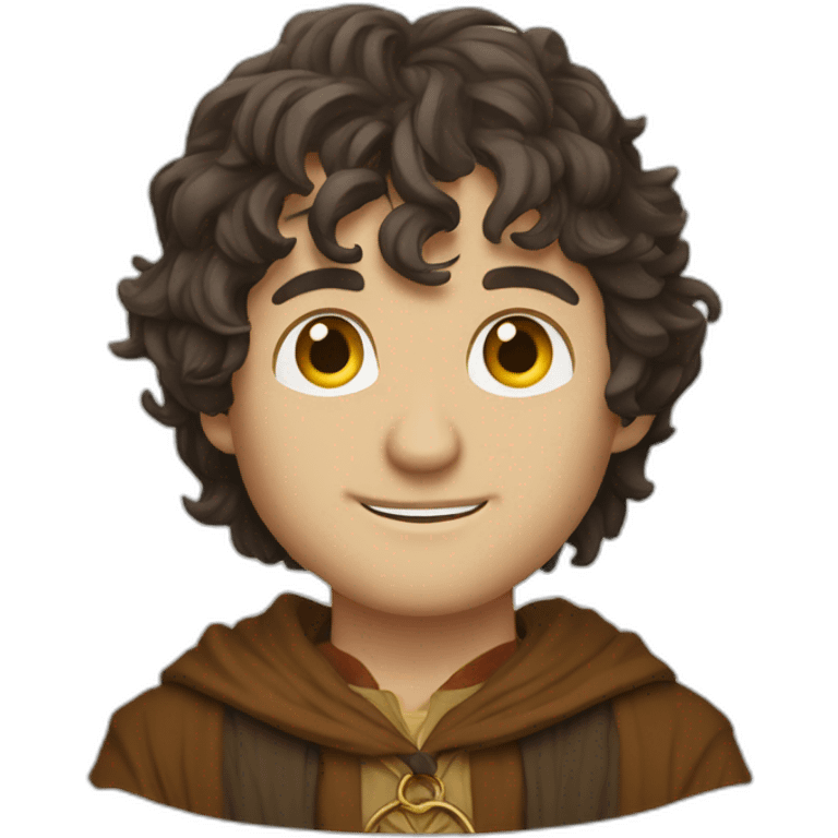 Frodo baggins with the ring emoji