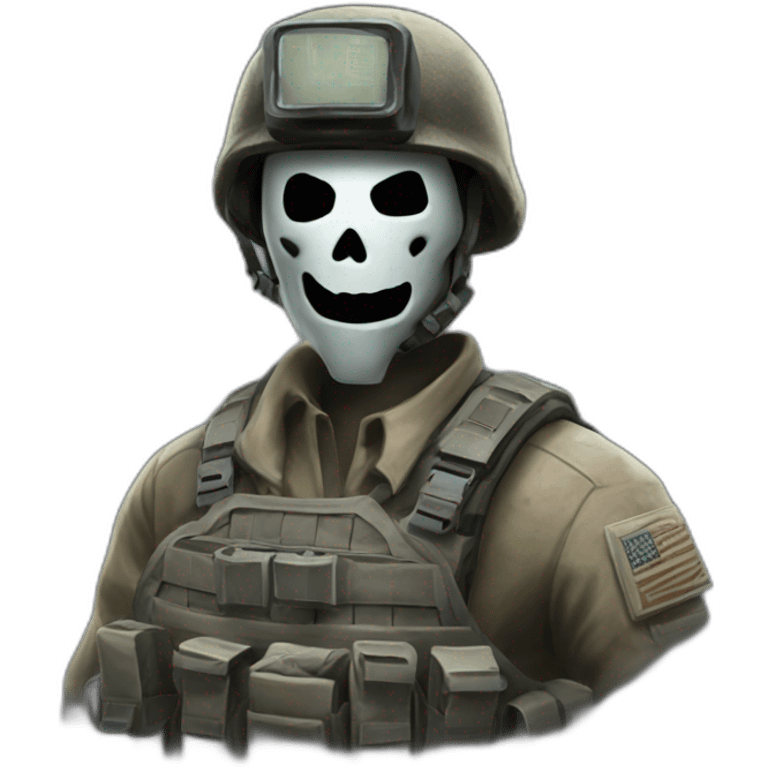 Ghost call of duty emoji