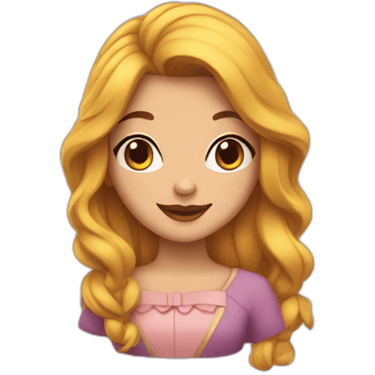 Fille belle emoji