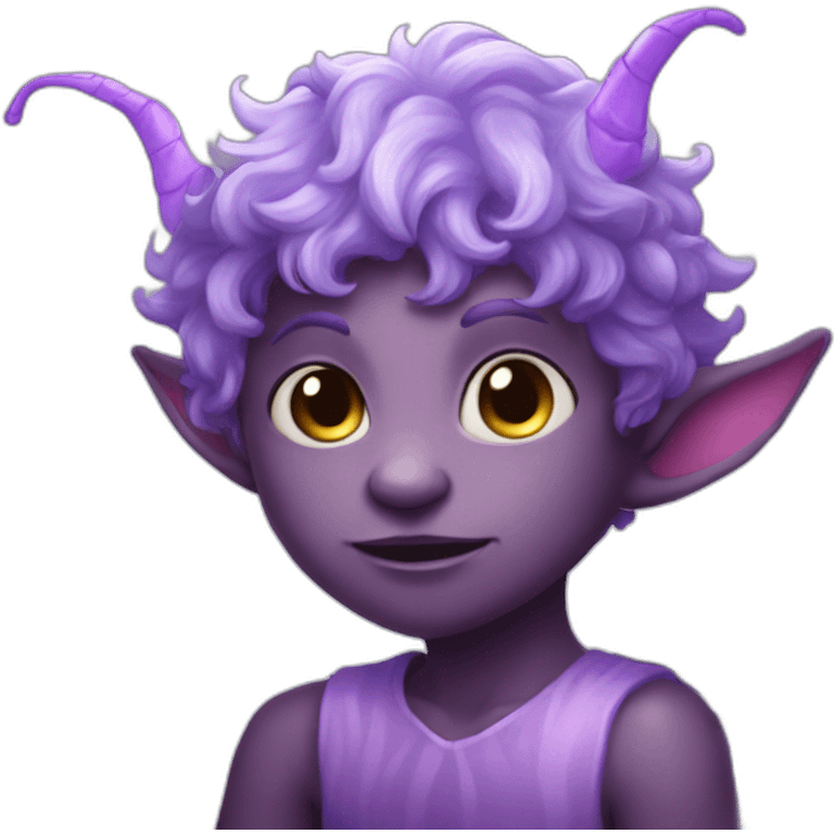 lavender fairy demon boy  emoji