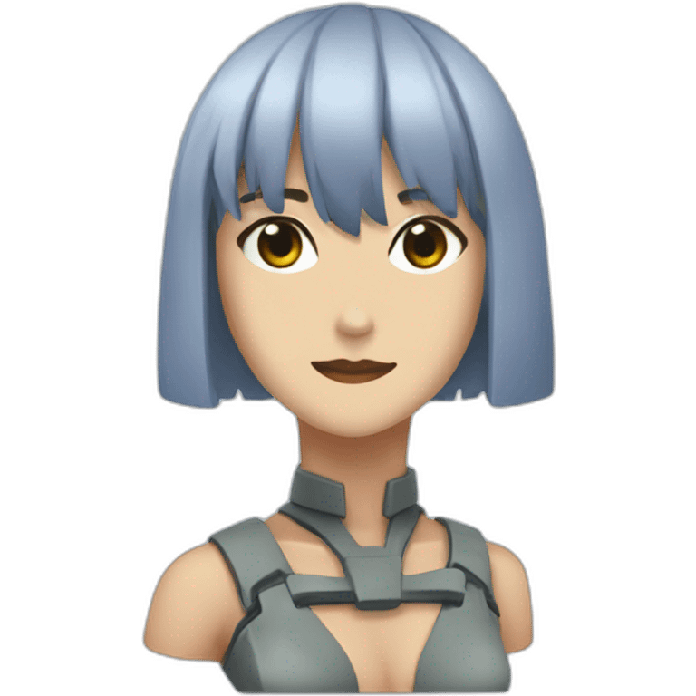 Rei ayanami moai emoji