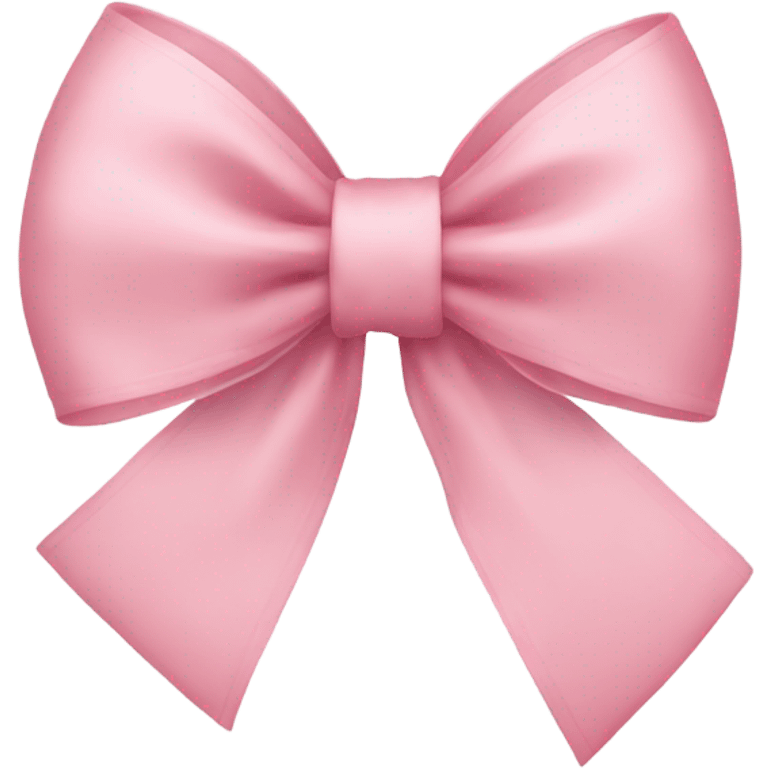 light pink ribbon bow emoji