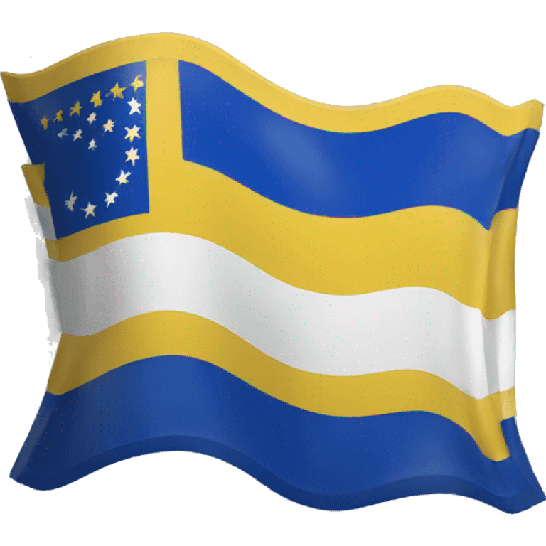 Bosnian flag from 1992-1995 emoji