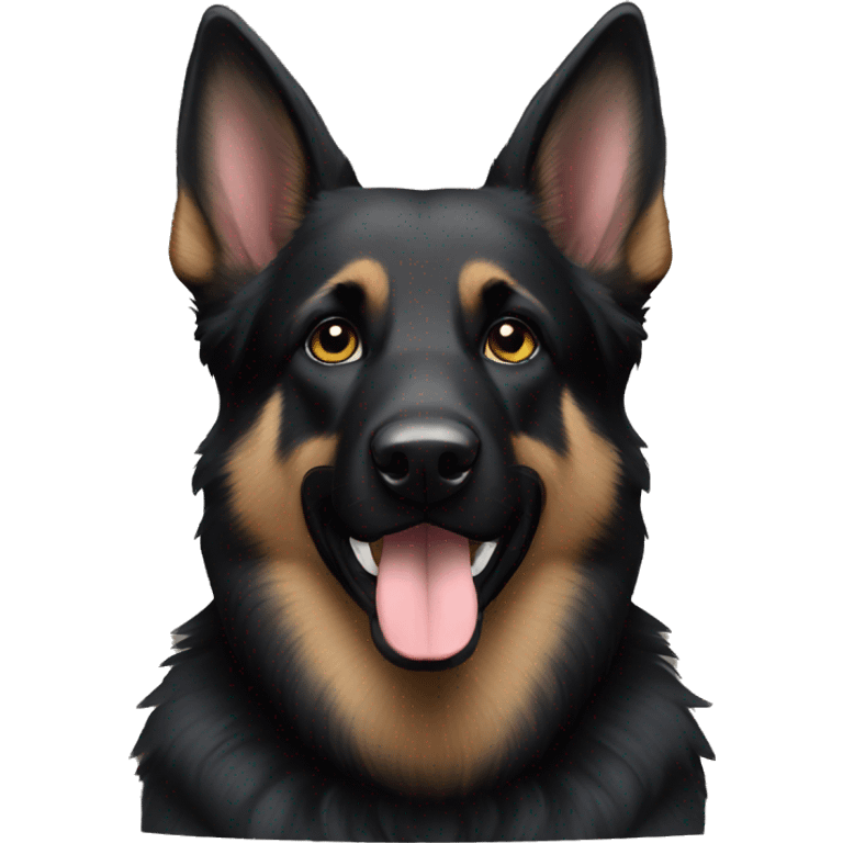 black german shepherd emoji