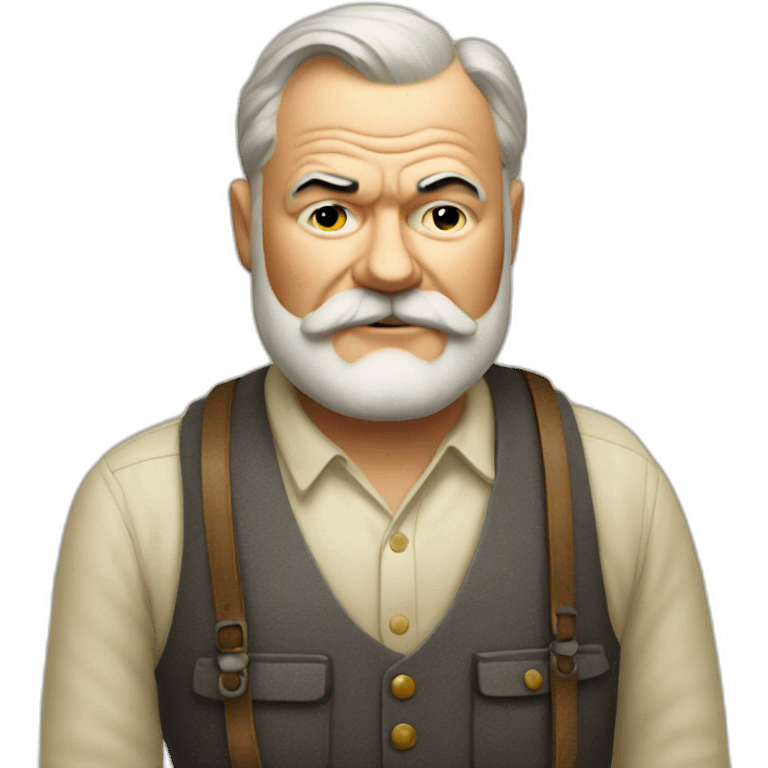 Ernest Hemingway emoji