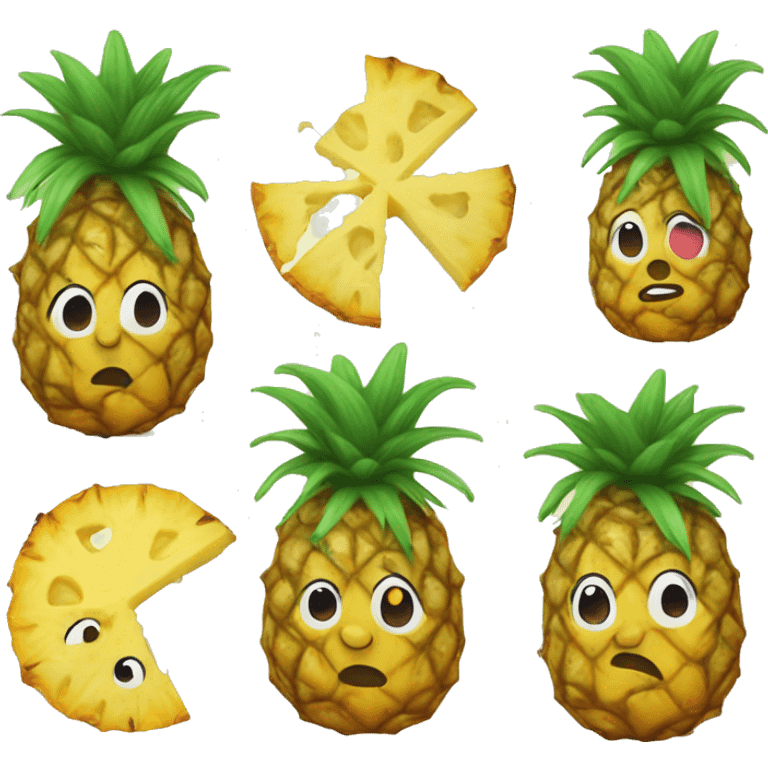 Pineapple on pizzaˀ emoji