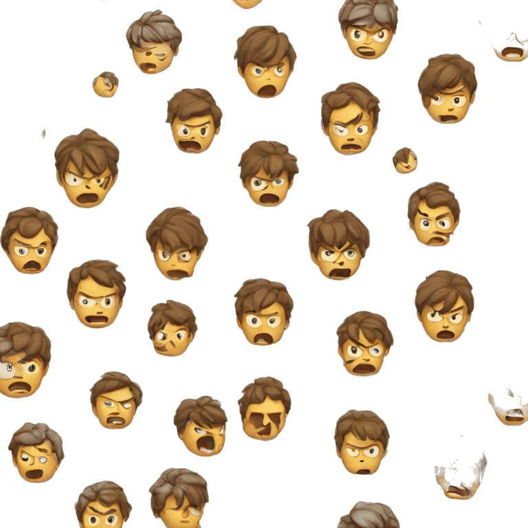 Young angry emoji