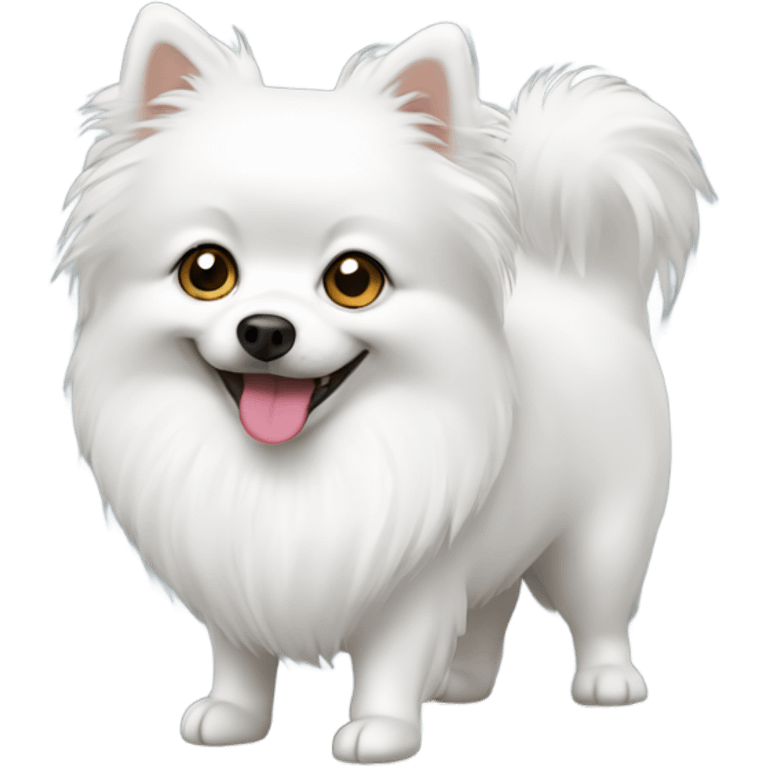 White spitz emoji