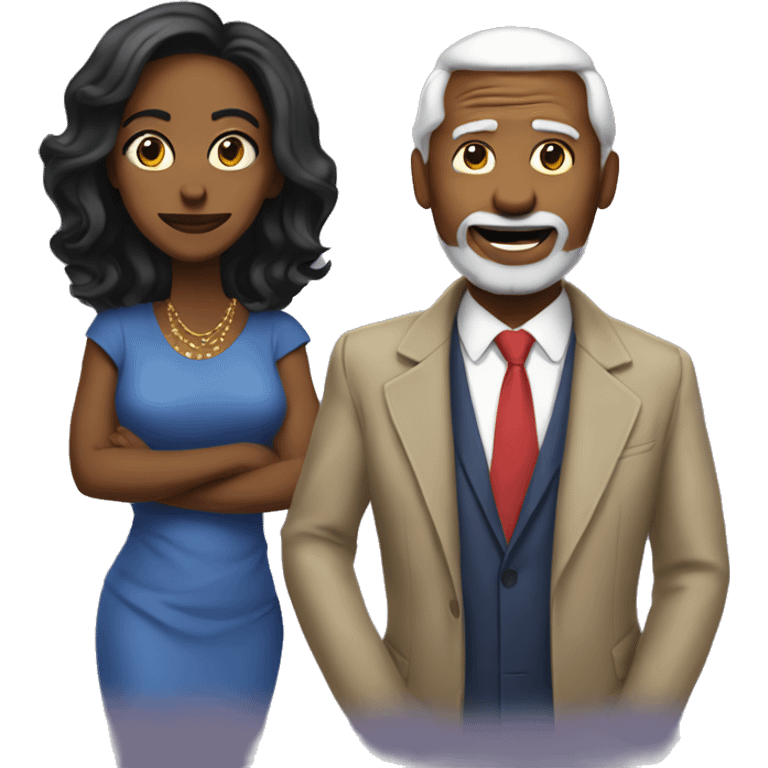 Kamala and Donald emoji