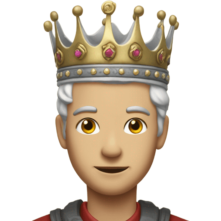 Gojo with a crown emoji