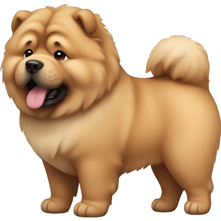 Chow chow puppy  emoji