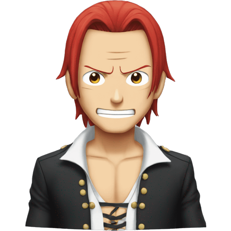 Shanks from one piece emoji