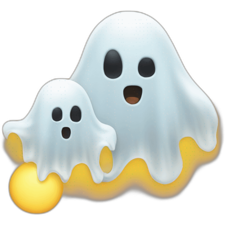 ghost with butty emoji