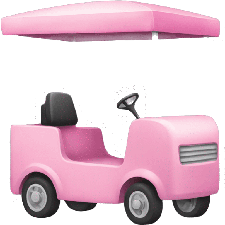 Pink cart  emoji