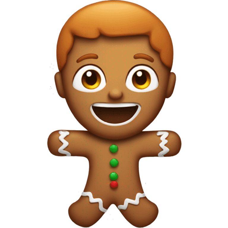 ginger bread man emoji