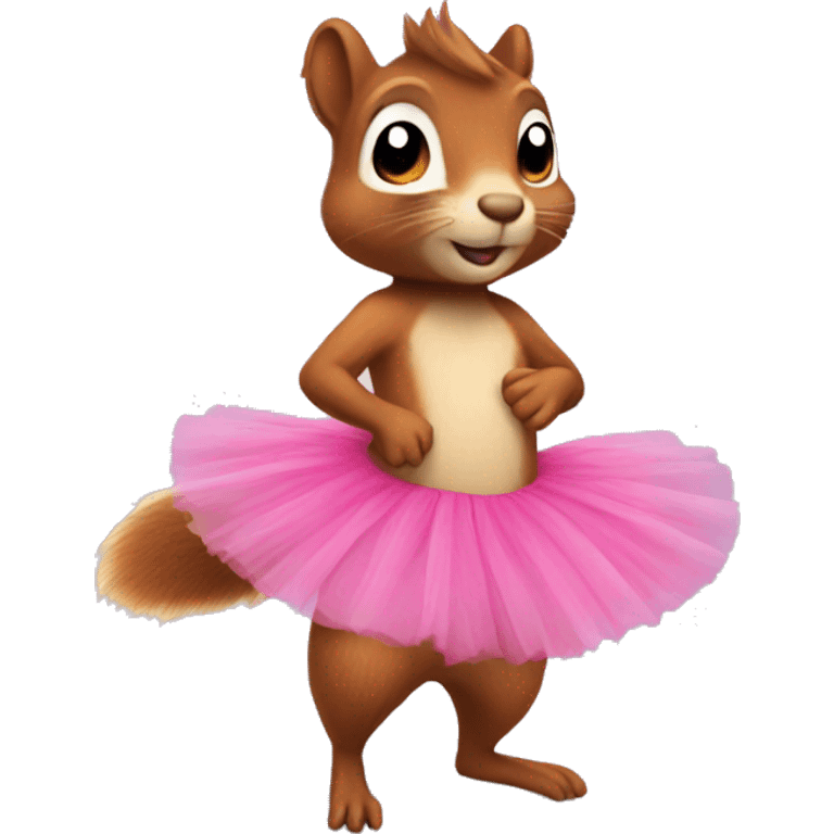 squirrel in a tutu emoji