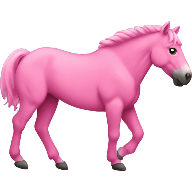 Pink bronco  emoji