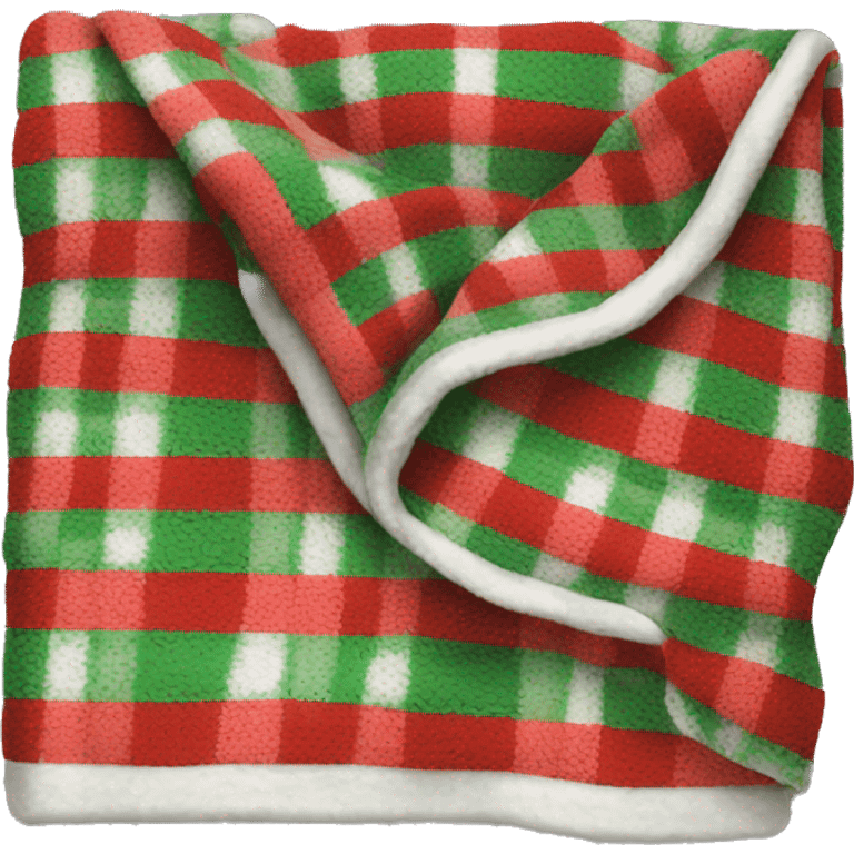 christmas blanket folded emoji