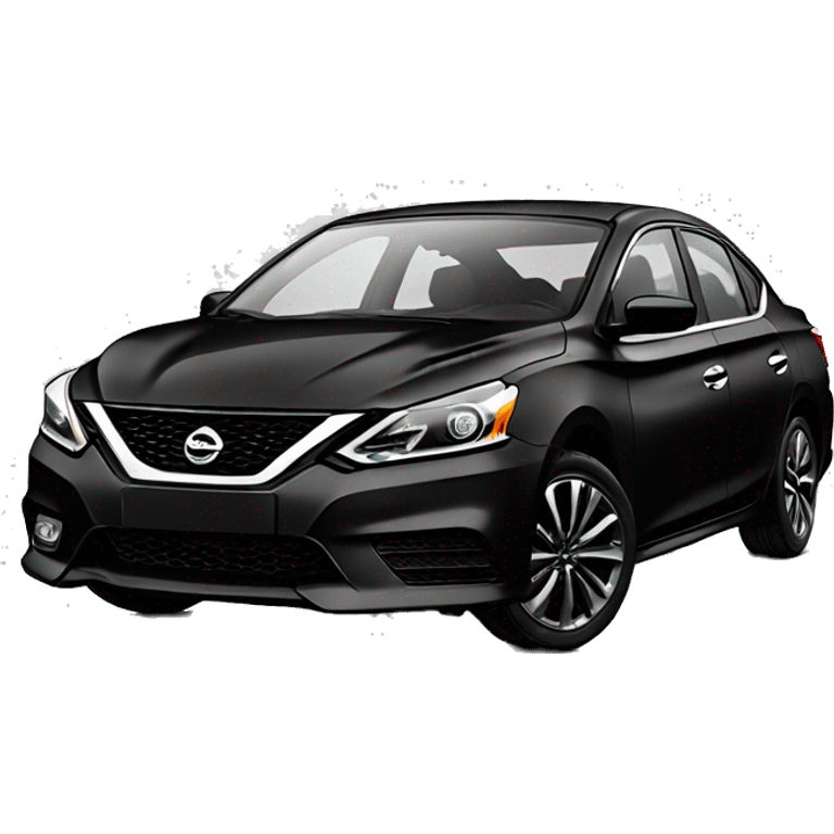 Black Nissan Sentra emoji