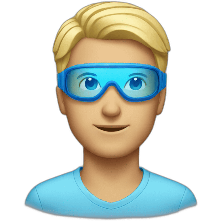 short-blonde-hair-light-blue-circular-goggles-male emoji