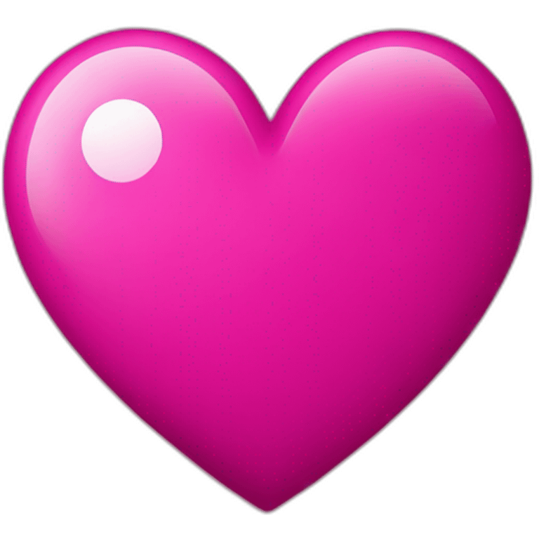 Heart dark pink emoji