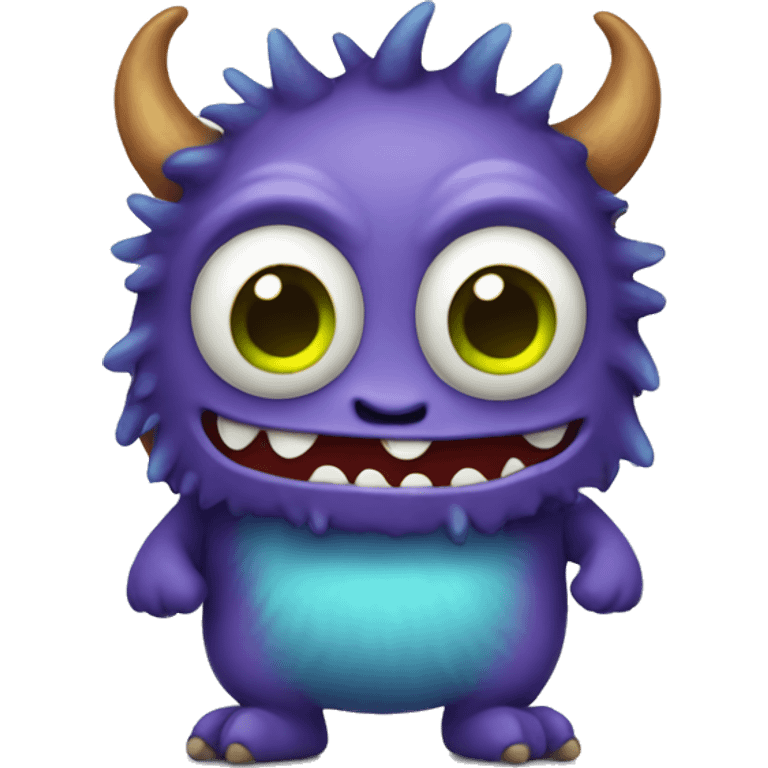 A cute monster  emoji