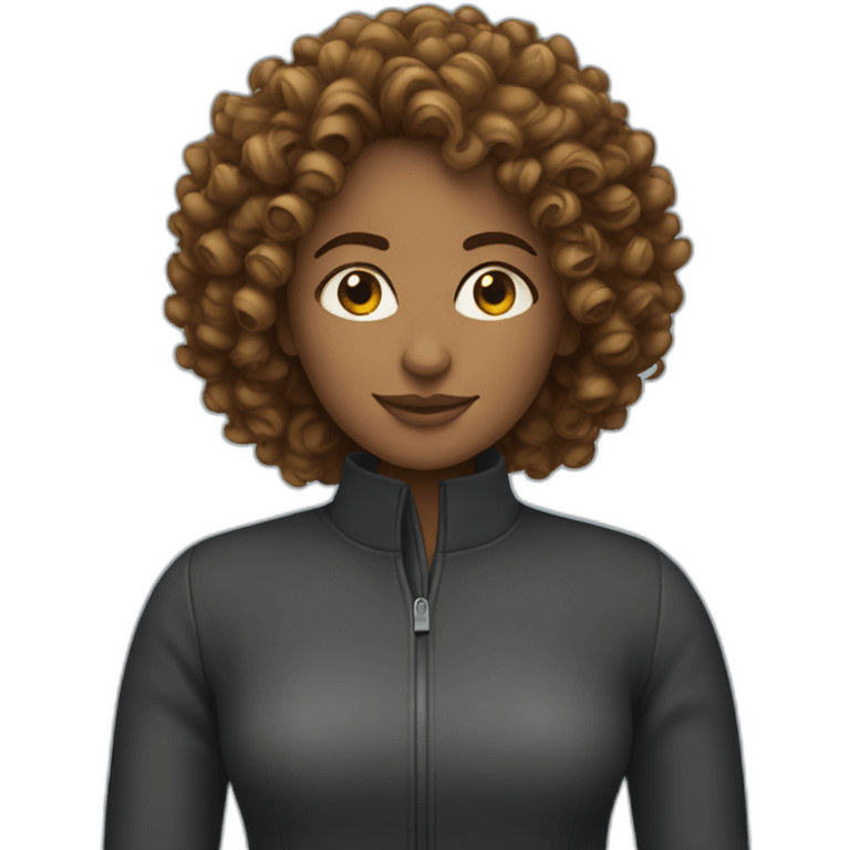 curly-hair-woman emoji