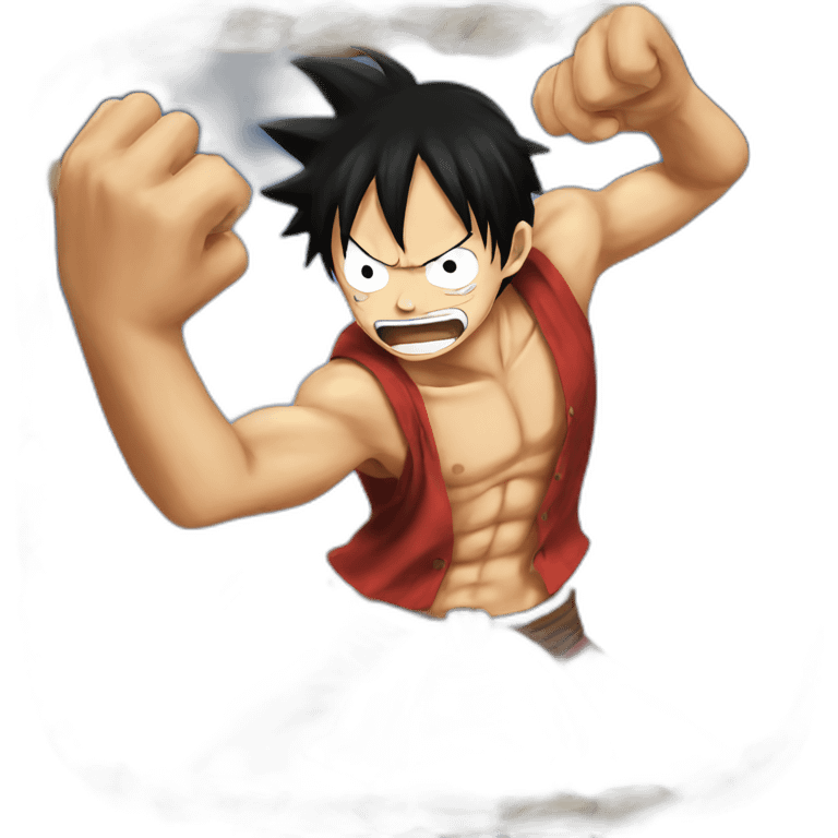 luffy fighting emoji