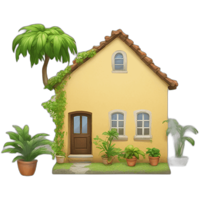 Casa para plantas emoji