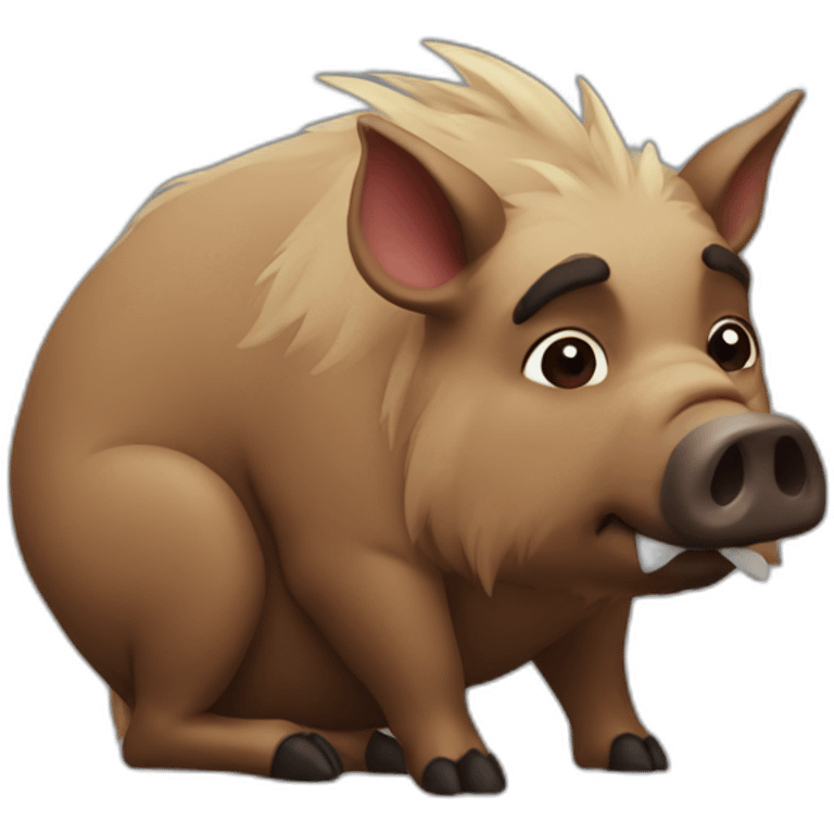 boar facepalm emoji emoji