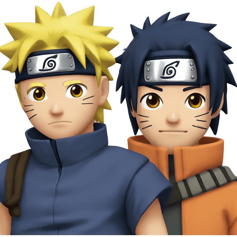 Naruto und sasuke  emoji