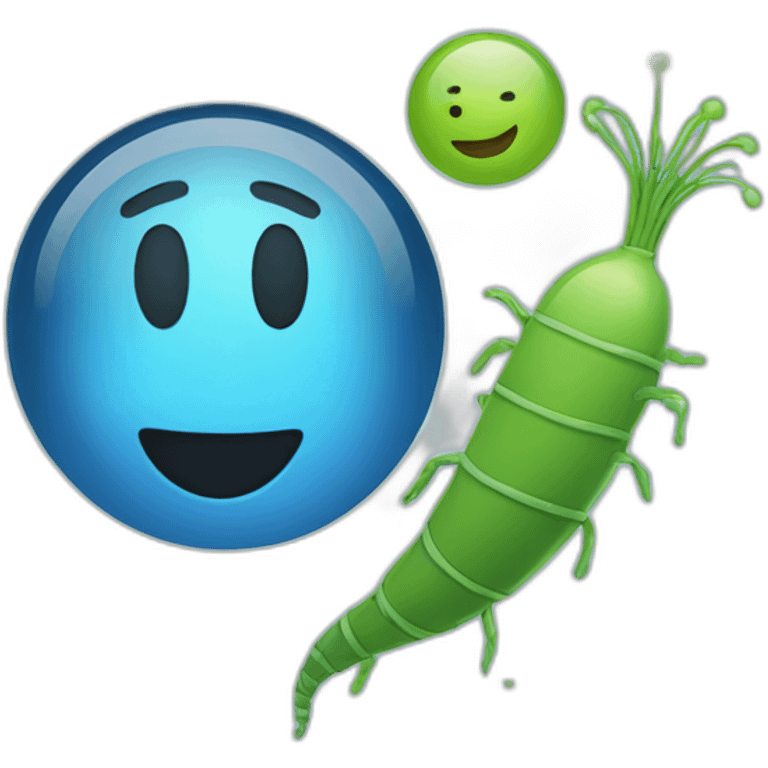 linkedin logo and plankton emoji