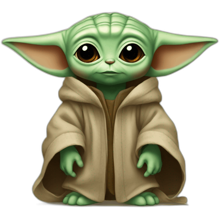 baby yoda miro style emoji