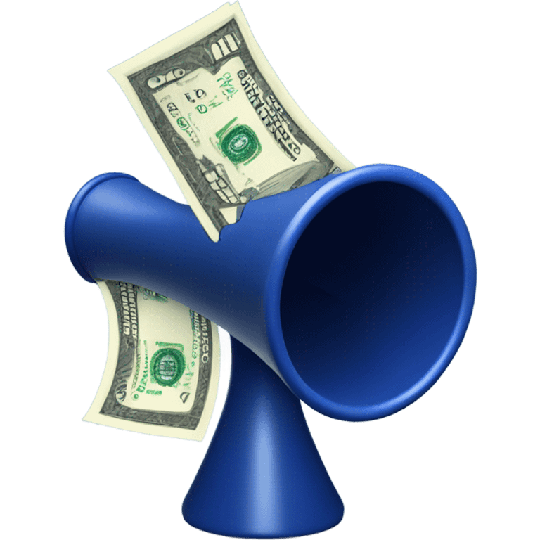 Sales dark blue funnel money emoji