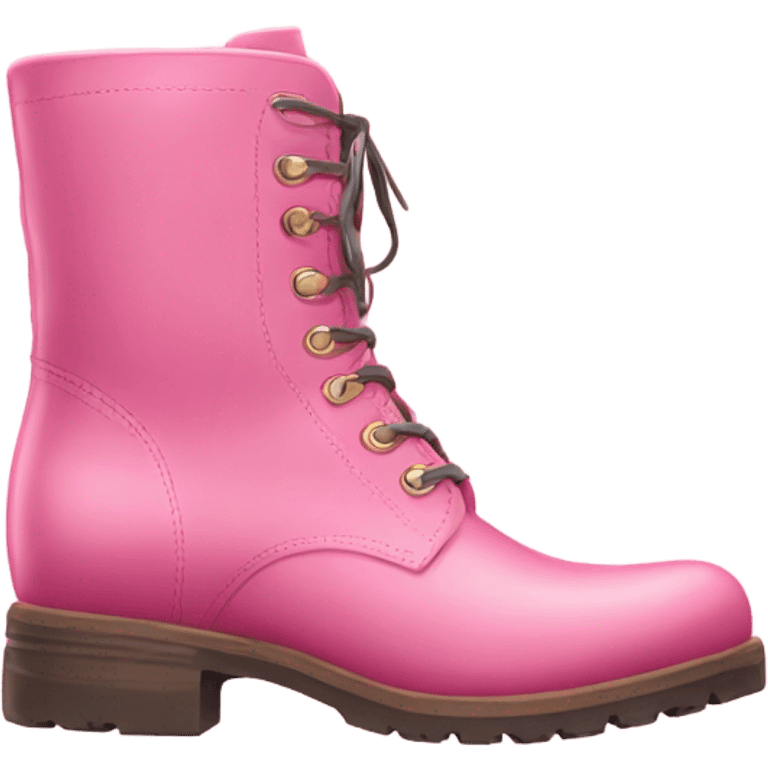 Pink boots emoji