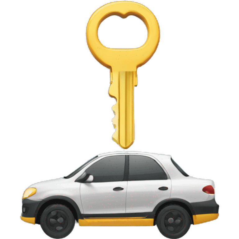 car key towing emoji