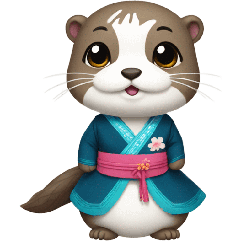 Hanbok otter emoji