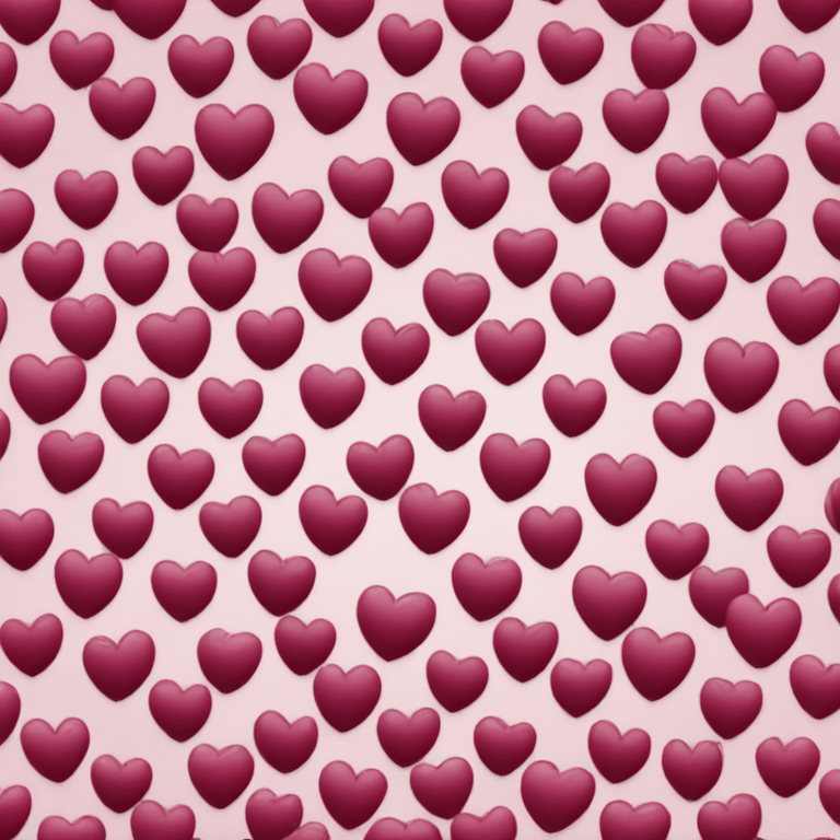 burgundy color heart emoji