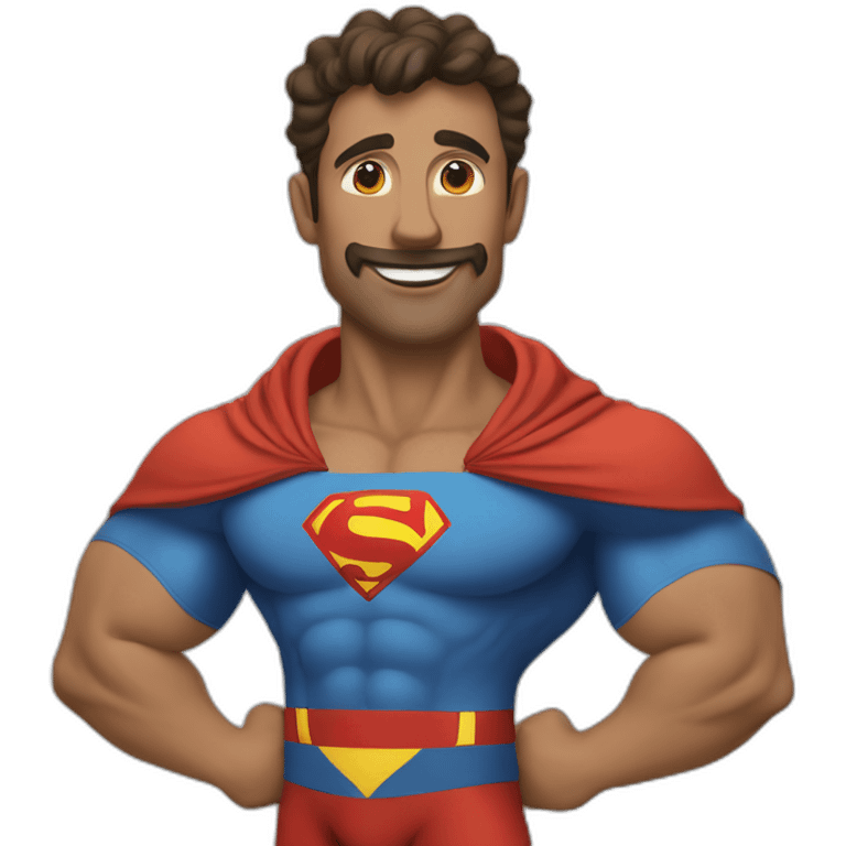 Yogi super man emoji