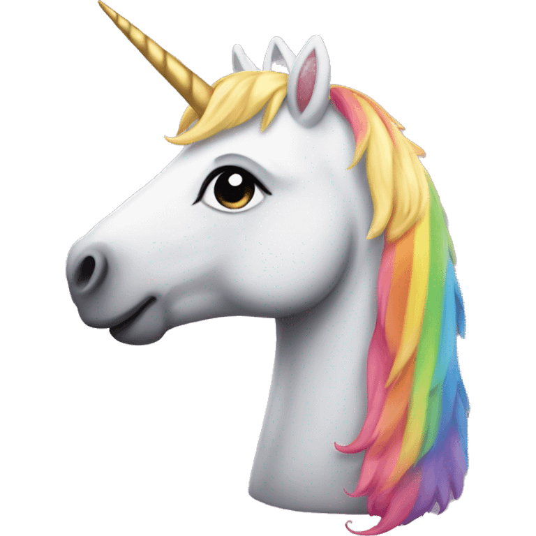 Gay unicorn emoji