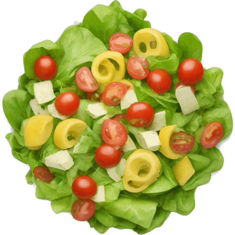 salad in platic emoji