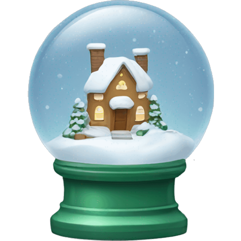 Christmas snowglobe emoji