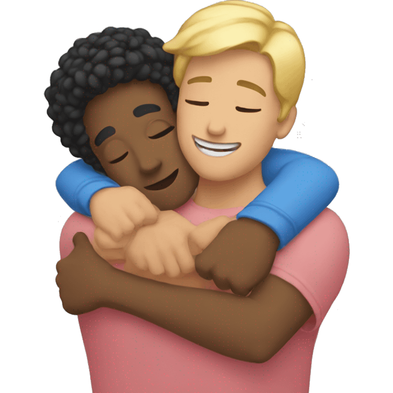 trans hug emoji