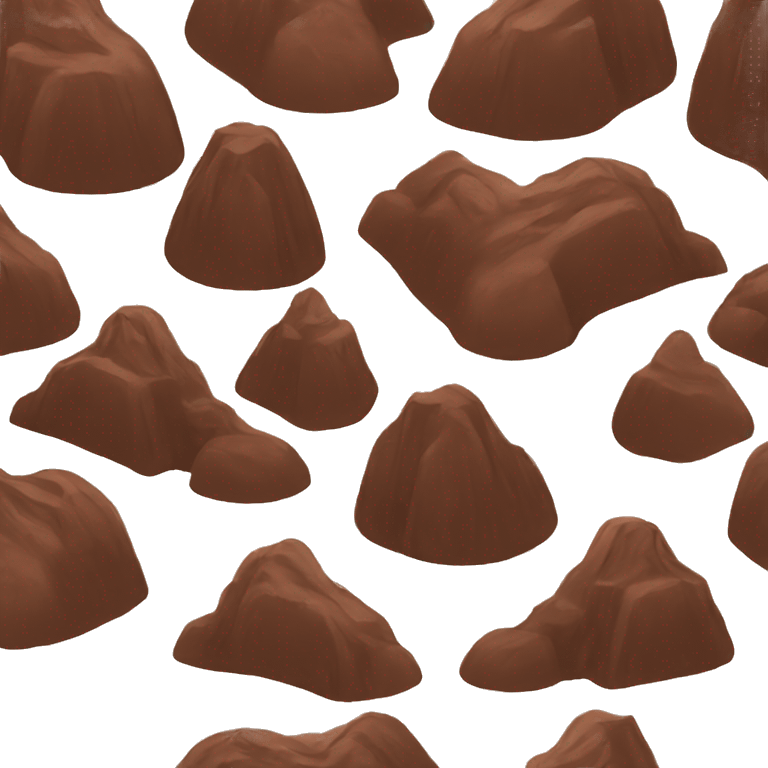 Chocolate hills emoji