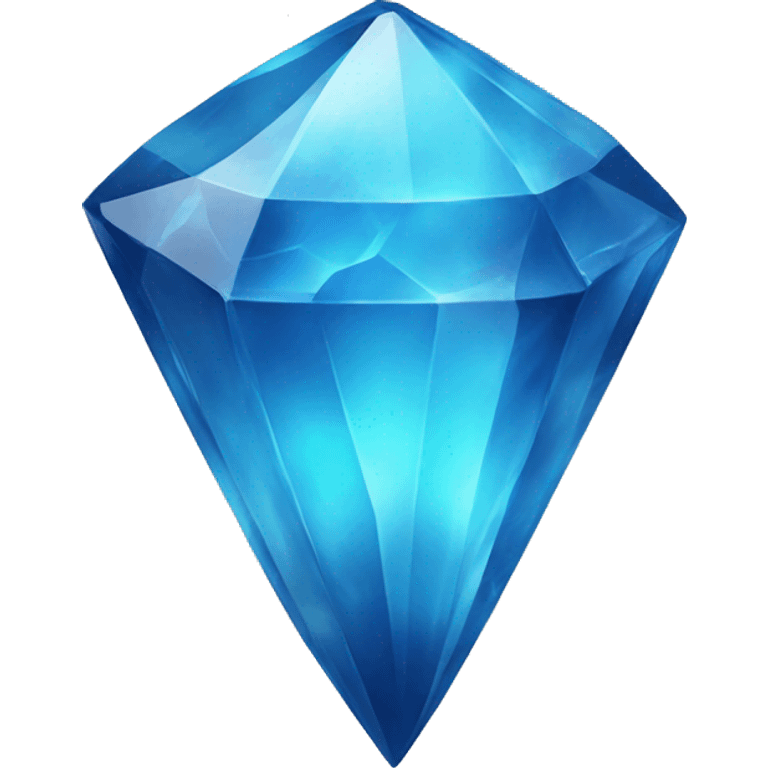 Blue crystal emoji