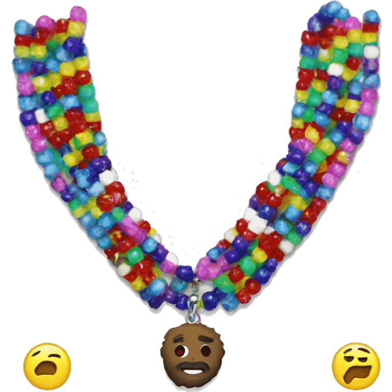 Kandi bracelet emoji