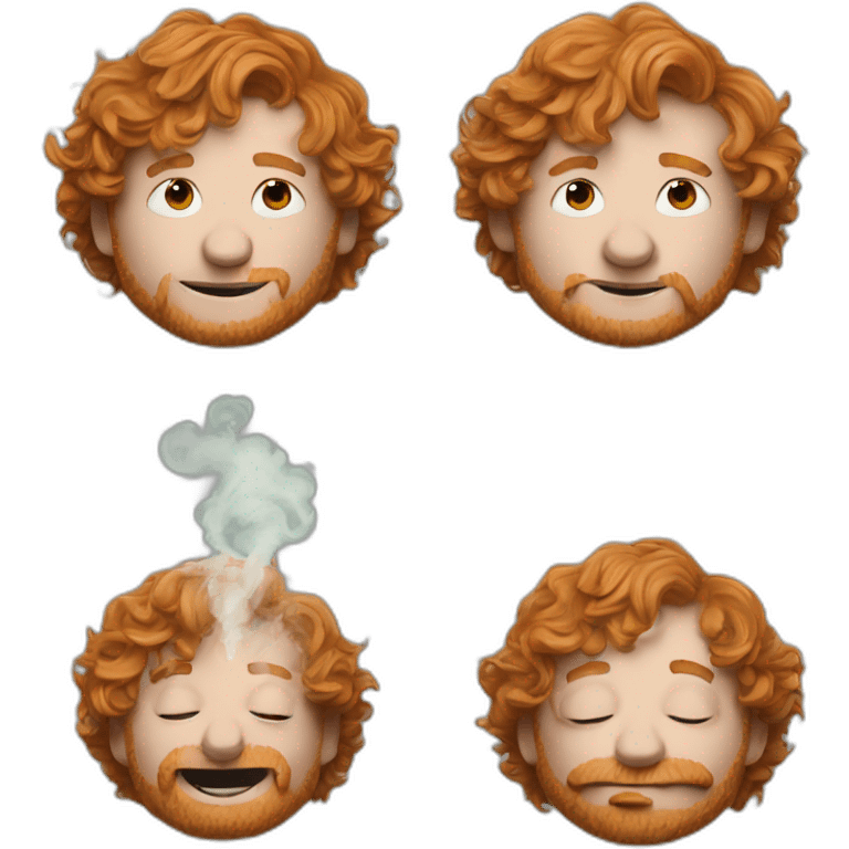 Ed sheeran smokes hookah emoji