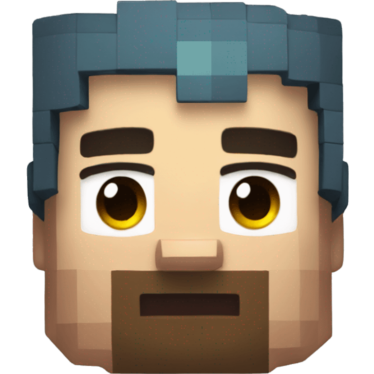 Minecraft Steve emoji