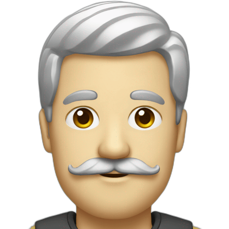 An architect with a mustache emoji