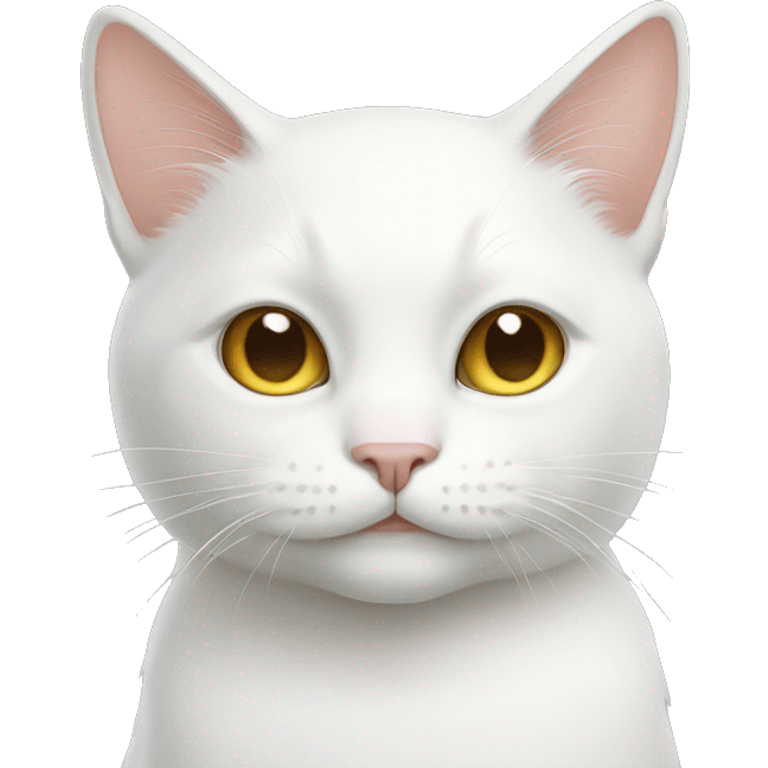 White cat  emoji